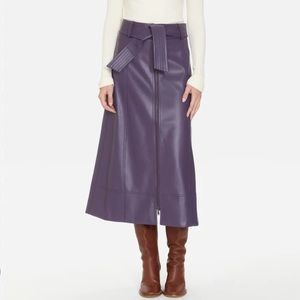 NEW MARIE OLIVER greenwich skirt in purple